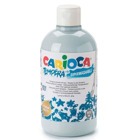 Carioca Tempera Metalik Gümüş 500 ml Sulu Boya
