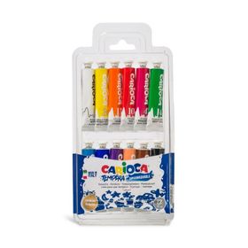 Carioca Tempera Süper Yıkanabilir 12x12 ml Guaj Boya