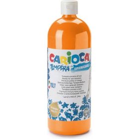 Carioca Tempera Turuncu 1000 ml Süper Yıkanabilir Parmak Boya