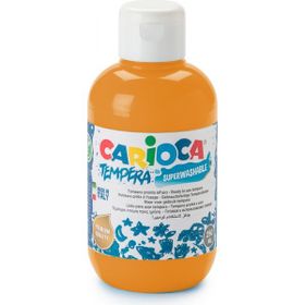 Carioca Tempera Turuncu 250 ml Süper Yıkanabilir Parmak Boya
