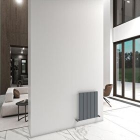 Carisa Angers 60x59,5 cm Kumlu Açık Gri Alüminyum Radyatör