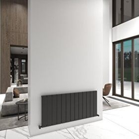 Carisa Angers Double 60x89,5 cm Kumlu Siyah Alüminyum Radyatör