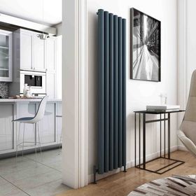 Carisa Odessa 180x39 cm Kumlu Antrasit Alüminyum Radyatör