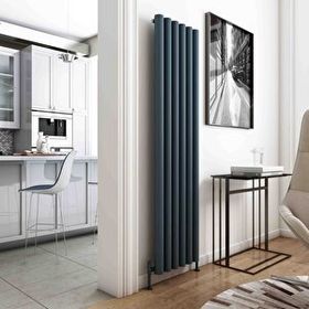 Carisa Odessa 180x55 cm Kumlu Antrasit Alüminyum Radyatör