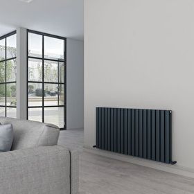 Carisa Tallis Double 60x119 cm Kumlu Antrasit Alüminyum Radyatör