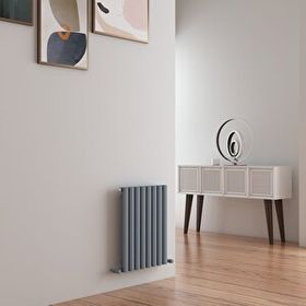 Carisa Tallis Double 60x47 cm Kumlu Açık Gri Alüminyum Radyatör