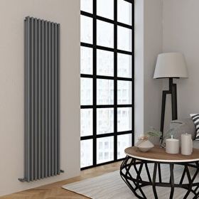 Carisa Tubulous 180x45 cm Kumlu Açık Gri Alüminyum Radyatör