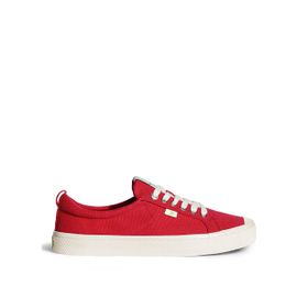 Cariuma 100103R01W-OCA Low Canvas Kırmızı Kadın Sneaker