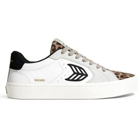 Cariuma 411301W85M-SALVAS Leather Leopard Beyaz-Çok Renkli Erkek Spor Ayakkabı