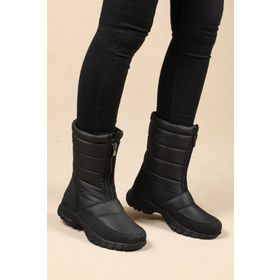 Carla Bella Ş-1051 Karbotu Siyah Kadın Bot