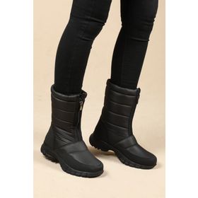 Carla Bella Ş-1051 Karbotu Siyah Kadın Bot