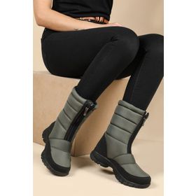 Carla Bella Ş-1051 Karbotu Siyah Kadın Bot
