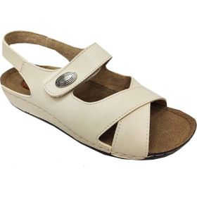 Carlaverde 140507-22 Jelli Anatomik Deri Kadın Sandalet