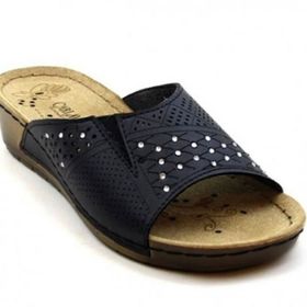 Carlaverde 161805-22 Siyah Anatomik Fashion Kadın Terlik