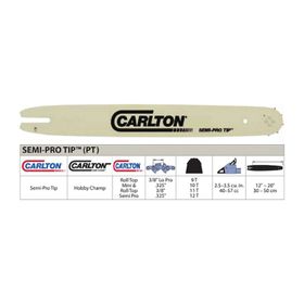 Carlton 3/8-34 Diş Semi Pro Testere Kılavuzu