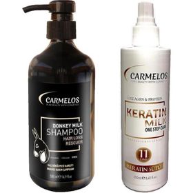 Carmelos Eşek Sütü 500 ml Şampuan + 250 ml Keratin Sütü