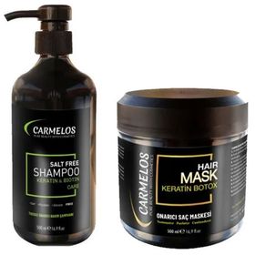 Carmelos Keratin Biotin 500 ml Şampuan + 500 ml Saç Maskesi
