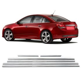 Carmind 2009-2016 6 Parça Chevrolet Cruze Sedan Krom Cam Çıtası