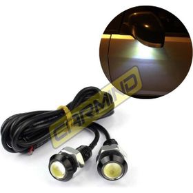 Carmind 23 mm 2 Adet Kartal Gözü Oto Ayna Altı Beyaz Led