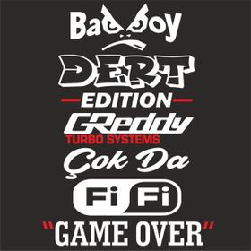 Carmind Arka Cam Oto Model 2 Beyaz Sticker Set