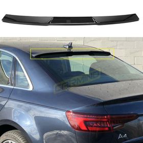 Carmind Audi A4 B9 Piano Black 2017-2019 Cam Üstü RS Spoiler
