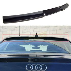 Carmind Audi A4 Piano Black 2013 - 2016 Cam Üstü RS Spoiler