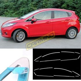 Carmind Ford Fiesta 2009-2017 16 Parça Krom Cam Çerçevesi Set