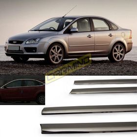 Carmind Ford Focus 2 Sedan 2005-2011 16 Parça Siyah Krom Cam Çerçevesi