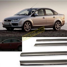 Carmind Ford Focus 2 Sedan 2005-2011 16 Parça Siyah Krom Cam Çerçevesi