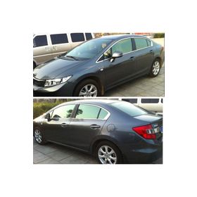 Carmind Honda Civic FB7 2012-2015 12 Parça Krom Cam Çerçevesi Set