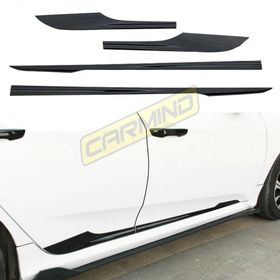 Carmind Honda Civic Piano Black 2016-2021 FC5 FK7 Yan Kapı Çıtası