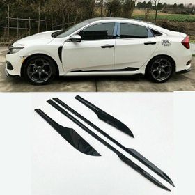Carmind Honda Civic Piano Black 2016-2021 FC5 FK7 Yan Kapı Çıtası