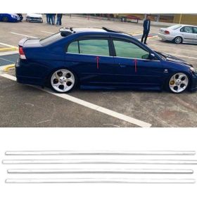 Carmind Honda Civic Sedan 2001-2005 4 Parça Krom Cam Çıtası
