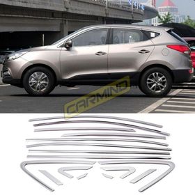Carmind Hyundai İx35 2010-2015 16 Parça Krom Cam Çerçevesi Set