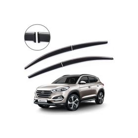 Carmind Hyundai Tucson 2015-2019 Krom Çıtalı Cam Rüzgarlığı