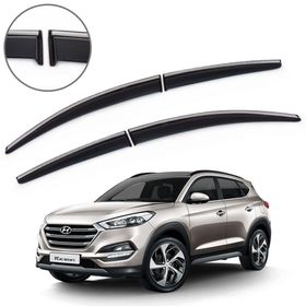 Carmind Hyundai Tucson 2015-2019 Krom Çıtalı Cam Rüzgarlığı