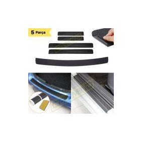 Carmind Karbon Kapı ve Tampon Eşiği Set Sticker
