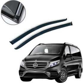 Carmind Mercedes Vito 2016-2021 2'li Krom Çıtalı Cam Rüzgarlığı