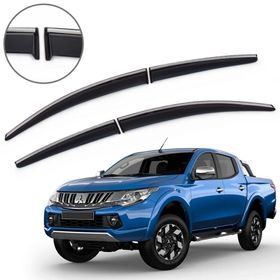 Carmind Mitsubishi L200 Triton 2016-2019 Krom Çıtalı Cam Rüzgarlığı