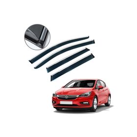 Carmind Opel Astra K 2016-2020 Krom Çıtalı Cam Rüzgarlığı