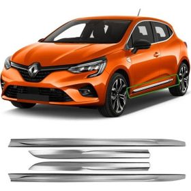 Carmind Renault Clio 5 2019 Sonrası 4 Parça Krom Yan Kapı Çıtası