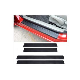 Carmind Siyah Karbon Kapı Eşiği Oto 4 Adet Sticker