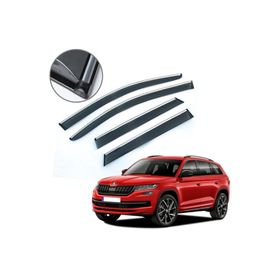 Carmind Skoda Kodiaq 2017 Sonrası Krom Çıtalı Cam Rüzgarlığı