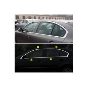 Carmind Skoda Octavia A5 2007-2012 8 Parça Krom Cam Çerçevesi Set