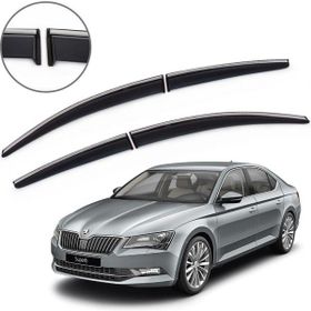 Carmind Skoda Super B 2015-2019 Krom Çıtalı Cam Rüzgarlığı