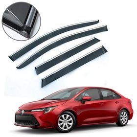 Carmind Toyota Corolla 2019 Sonrası Krom Çıtalı Cam Rüzgarlığı