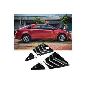 Carmind Toyota Corolla Piano Black 2019-2021 Kelebek Cam Vizörü