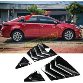 Carmind Toyota Corolla Piano Black 2019-2021 Kelebek Cam Vizörü