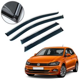 Carmind Volkswagen Polo 2018 Sonrası Krom Çıtalı Cam Rüzgarlığı
