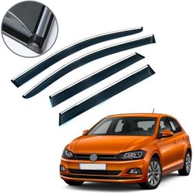 Carmind Volkswagen Polo 2018 Sonrası Krom Çıtalı Cam Rüzgarlığı